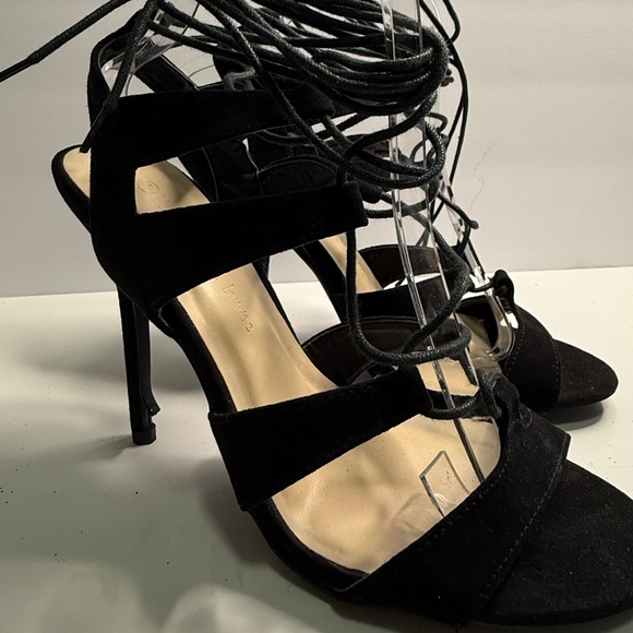 Wild diva lace up heels. - Picture 1 of 8